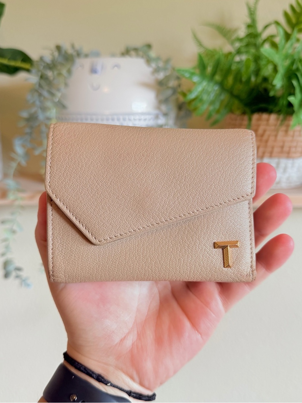 Tiffany & Co. Return to Tiffany Wallet Taupe/Tan